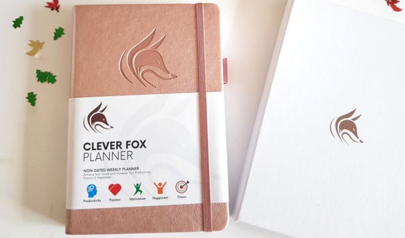 Clever Fox Planner PRO – Silver Black 