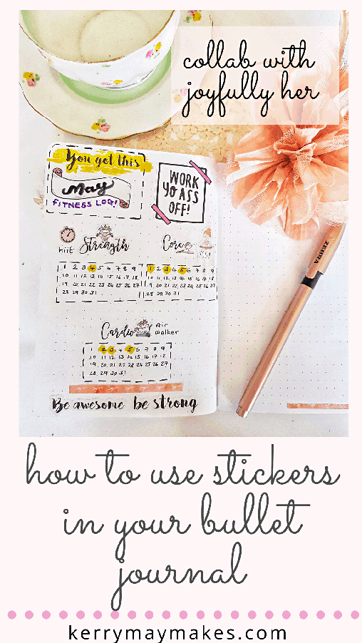 HOW TO BULLET JOURNAL WITH STICKERS!